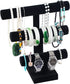 ByKen Jewelry Detachable T Bar Bracelet Display Stand,Bracelet Organizer,Bracelet Holder,Jewelry Display Stand, Long Necklace Bangle Scrunchie Watch Organizer (3 tier?, Black