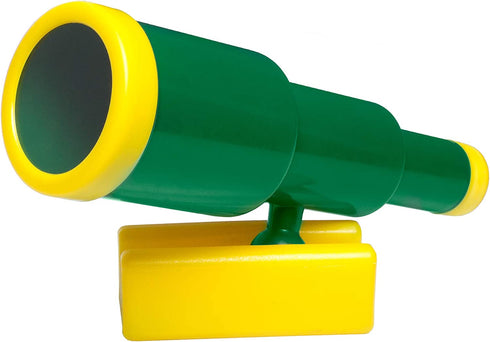 Playground Pirate Telescope for Kids - Plastic Accessory for Jungle Gym, Swing Set, Playhouse, Playset, Backyard Swing Set - Green Pirate Ship Telescope for Kids