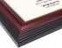 GraduationMall 8.5x11 Certificate Diploma Frame,Solid Wood & UV Protection Acrylic,Cherry Finish with Gold Trim