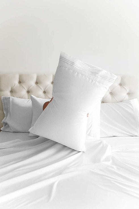 Extra Deep Pocket Sheets - 4 Piece Sheet Set - Twin XL Sheets Deep Pocket - Extra Deep Pocket XL Twin Sheets - Deep Fitted Sheet Set - Extra Deep Pocket Twin XL Size Sheets - Fits Extra Deep Mattress