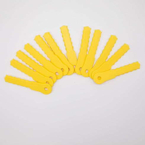 Weed Warrior 70289A Replacement Push-N-Load 3 Blade Head-70289A, One Size, yellow