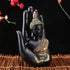 Resin Palm Buddha Statue?Buddha Sitting in Hand Statue,Meditating Thai Buddha,Home Decoration Buddha Statue?Suitable for Hallway, Bedroom, Living Room and Other Places