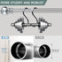 1 Inch Adjustable Curtain Rod Set-Silver Curtain Rods for Windows 34 to 68"- Sturdy Single Drapery Rod for Sliding Door, Bedroom, Kitchen,Living Room (With 2 Brackets)