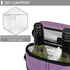 OPUX Insulated 2 Bottle Wine Tote Carrier | Padded Wine Cooler Bag for Travel Picnic BYOB | Portable Wine Bag with Shoulder Strap and Carry Handle, Wine Gifts - Purple