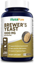 Brewers Yeast 1000mg 200 Vegetarian Caps (Non-GMO & Gluten-Free)