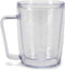 FREEHEART Plastic Glass Unbreakable Double-wall Insulated Coffee Mugs 18 Oz - BPA Free Vacuum Insulated Tumbler Set (1)