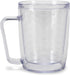FREEHEART Plastic Glass Unbreakable Double-wall Insulated Coffee Mugs 18 Oz - BPA Free Vacuum Insulated Tumbler Set (1)