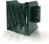 Adjustable Book Ends, Hmseng Bookends Book Holders for Shelves, Desk Magazine File Organizer Holder for Office, Books, Papers, Extends up to 19 inches.Scratch-Resistant Hand Coating-Green