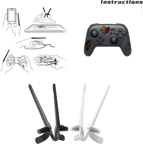 Gaming Accessories For Room SNACPICK Finger Chopsticks, Keep Controller Away From Snack Residues, Funny and Creative Gifts Snacks Potato Chips Clips For Joy-Pad Xbox Ps4 Ps5 Controller (2 pack)