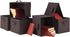 Winsome Leo Capri, 10.06" W x 9" H x 10.97" D, Chocolate