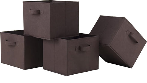 Winsome Leo Capri, 10.06" W x 9" H x 10.97" D, Chocolate