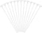VIDELLY 100 Pieces Balloon Sticks 16inch Bobo Balloons Sticks Clear Plastic Balloon Sticks Holders With Balloon Cups for Party Wedding Birthday Anniversaries Valentines Day Decor Party Supplies