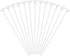 VIDELLY 100 Pieces Balloon Sticks 16inch Bobo Balloons Sticks Clear Plastic Balloon Sticks Holders With Balloon Cups for Party Wedding Birthday Anniversaries Valentines Day Decor Party Supplies