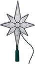 Kurt Adler 10-Light 10-1/2-Inch Clear LED 8-Point Star Treetop