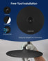 Rain Shower Head VMASSTONE 9In High Pressure Showerhead - Tool Free Installation- with Large Spray Surfaces and 200 Nozzles for Delicate and Unstimulate Shower Experience (EM-001 Matte Black/Black)
