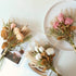 Artificial Dried Flowers Fake Silk Rose Flower Arrangements 2 Packs of Plastic Wheat Ears Bouquet Decor Home Decoration Centerpieces (Champagne)