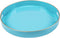 MAONAME 13" Round Tray, Blue Serving Tray with Handles, Modern Decorative Tray for Coffee Table, Plastic Ottoman Tray for Ottoman, Bathroom, Decor