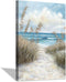 Hardy Gallery Seascape Canvas Abstract Wall Art: Beach Path Artwork to The Sea Abstract Coastal Artwork Painting for Bedroom (36'' x 24'' x 1 Panel)