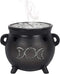 Green Tree Triple Moon Cauldron Incense Holder