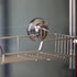 iPEGTOP L-4 Strong Suction Cup Shower Caddy Bath Shelf Storage, Combo Organizer Basket for Shampoo, Soap, Conditioner, Razor Bathroom Accessories - Rustproof Stainless Steel, Chrome