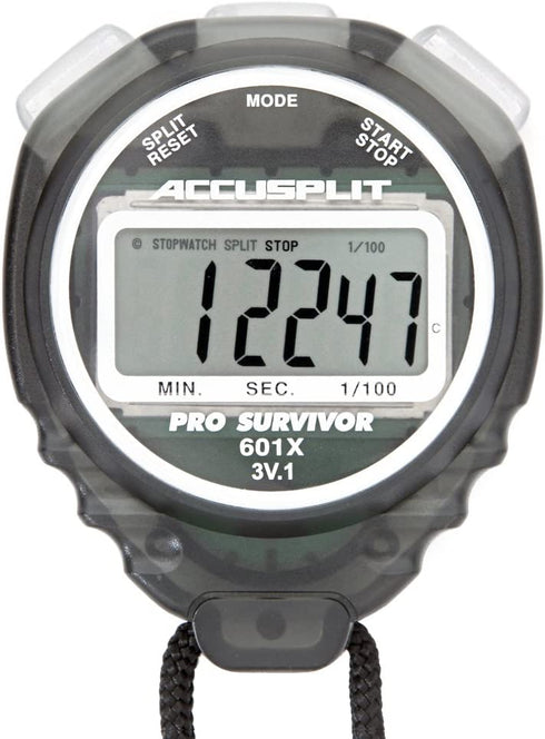 ACCUSPLIT Pro Survivor - A601X Stopwatch, Clock, Extra Large Display