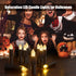 Battery Operated Taper Candles, PChero Flickering Flameless Tapered Candlesticks with Remote Timer, 10pcs Dripless Warm White LED Handheld Candles Lights for Church Wedding Party Decor
