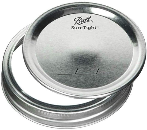 Ball Wide Mouth 32-Ounces Quart Mason Jars with Lids and Bands, Set of 2