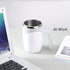 Automatic Magnetic Stirring Coffee Mug, Rotating Home Office Travel Mixing Cup?Funny Electric Stainless Steel Self Mixing Coffee Tumbler, Suitable for Coffee, Milk, Cocoa and Other Beverages€¦€¦