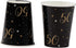 144 Pieces 50th Birthday Party Bundle, Includes Plates, Napkins, Cups, and Cutlery (24 Guests)