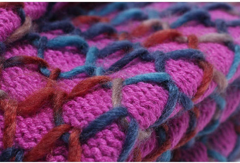 AmyHomie Mermaid Tail Blanket, Soft Crochet Sleeping Bag Blanket for Kids Adults, Mermaid Gift for Girls(Rainbow,Kids)