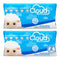 Cloud Wipes Pure Dry Cotton Baby Wipes Soft Durable Unscented Cloth Tissue for Sensitive Skin (2-Pack 200 Count)