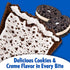 Pop-Tarts Breakfast Toaster Pastries, Frosted Cookies and Creme Flavored, 14.1 Oz (Pack of 8)
