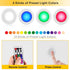 Wireless LED Puck Light 6 Pack with 2 Remote Control, RGB Color Changing & Dimmable LED Under Cabinet Lighting, Battery Powered Closet Lights for Kitchen, Stick On Lights-Small Size 3xAAA Battery