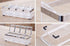 LOYUYU Seasoning Box, Seasoning Rack Spice Pots, 4 Piece Clear Acrylic Cruet, Storage Container Condiment Jars with Cover and Spoon 304 Steel Edge