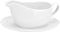 Yesland 15 oz Gravy Boat and Tray, Ceramic White Gravy Sauce Boat with Saucer Stand for Dining, Holiday Meals & Parties