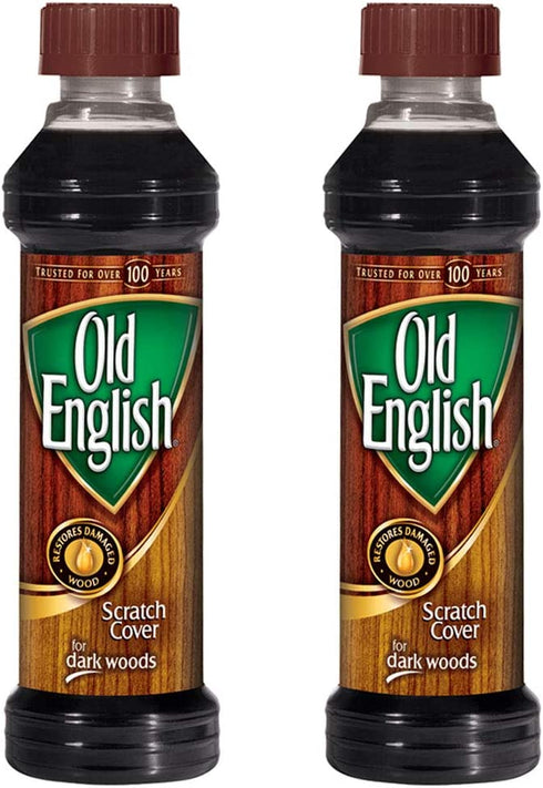 Old English Scratch Cover For Dark Woods Polish 8 oz (Pack of 2)