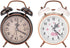 Christmas Carnival Boquite Old Fashioned Alarm Clock, Retro Mechanical Alarm Clock, Old Alarm Clock Traditional Alarm Clock with Night Light (Black)