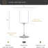 JoyJolt Red Wine Glasses Claire Collection Set of 2 Large Wine Glasses 14-Ounce Crystal Wine Glass Set Ultra-Elegant Design with Wide Rims Ideal for Special Occasions, Home Bar