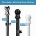 HOSKO Curtain Rod Kit - 1 Inch Curtain Rods for Window 30-44 Inches - Including Two Mounting Brackets ?White?
