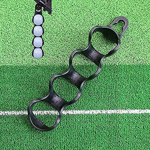 RE GOODS Golf Ball Holder - Holds 4 Golf Balls, Easy Attachment to Bag or Cart, Gift Accessories for Men and Women