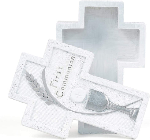 Enesco Legacy of Love Communion Polyresin Rosary Box