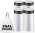 2 Gallon Drawstring Trash Bags,Small Kitchen Garbage Bags Strong Small Trash Bag for Kitchen Bathroom Bedroom Office,,200 Counts White