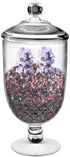Bekmore Large Apothecary Jar with Airtight Lid in Premium Acrylic, Decorative Weddings Candy Buffet, Break-Resistant and BPA-Free, 57.5 Ounce