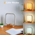 LED Table Lamp for Bedroom, Living Room, Home Office, 3-Color Temperature Bedside Lamps, Dimmable Table Light, Small Desk Night Light, Unique House Warmging Gift