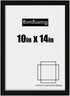 10x14 inch Wood Picture Frames for Wall Hanging,Diamond Painting Frames Rectangle Baby Scan Picture Frame for Family Walls Decoration,Anniversary,Wedding,Christmas,Halloween,Shower,Certificate (Black)