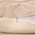 Throw Pillow Covers 18x18 inch Set of 2 by LEISIME,Soft Plush Velvet Pillow Cover Luxury Style,Decorative Boho Cushion Cover for Sofa,Bedroom Outdoor Couch (Cream Beige)