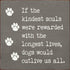 Blue Ox Dogs Would Outlive Us All - Wood Sign
