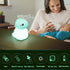 Dinosaur Kids Night Lights -USB Rechargeable Animal Silicone Lamps with Touch Sensor and Remote Control -Portable Color Changing Glow Soft Cute Baby Infant Toddler Gift - (Green)
