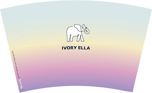 Tervis Made in USA Double Walled Ivory Ella Insulated Tumbler Cup Keeps Drinks Cold & Hot, 16oz, Pastel Ombre