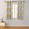 MYSKY HOME Printed Blackout Curtains for Bedroom 63 Inch Length,Thermal Insulated Grommet Room Darkening Curtain Panels for Living Room,42" W x 63" L,Yellow, 2 Panels